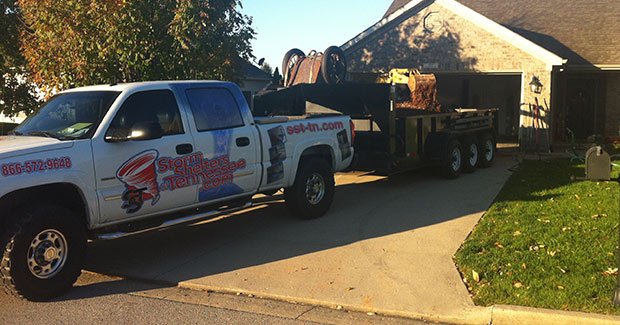 Concrete is leveled and troweled smooth